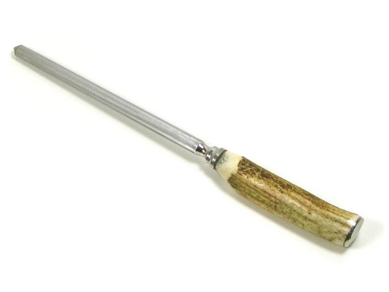 Stag Antler Handle Carver Steel