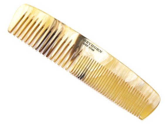 5" Cow Horn Comb with Double Teeth - C11 | Horn Pocket Comb