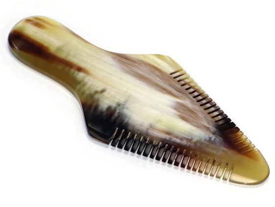 4" Moustache Comb - Tree Shaped