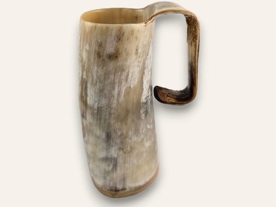 Cow Horn Soldiers Mug - Polished - 1 Pint | Handmade Horn Soldiers Mug Cow Horn Soldiers Mug - Polished - 1 Pint | Handmade Horn Soldiers Mug