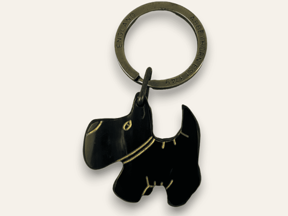 Keyring - Oxhorn - Scottie Dog Keyring - Oxhorn - Scottie Dog