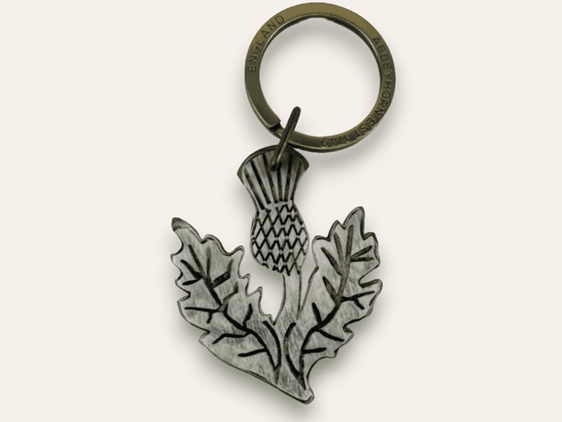 Keyring - Oxhorn - Thistle Keyring - Oxhorn - Thistle