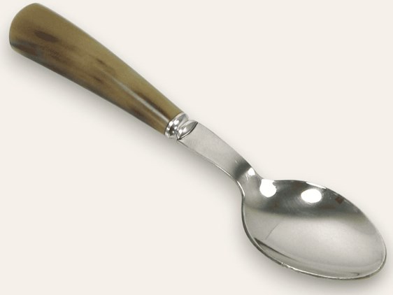 Dessert Spoon - Cow Horn Dessert Spoon - Cow Horn