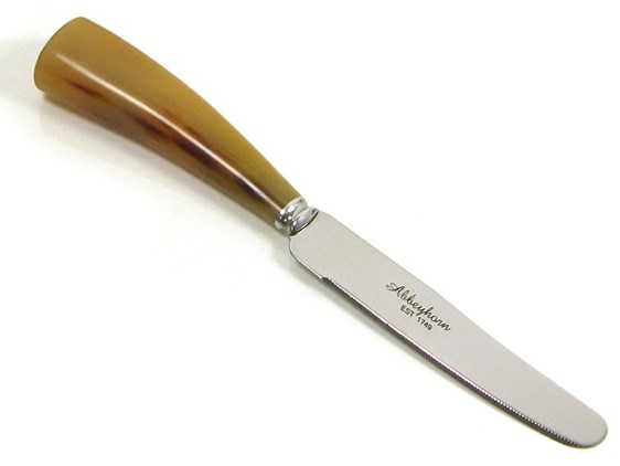 Dessert Knife - Cow Horn Dessert Knife - Cow Horn