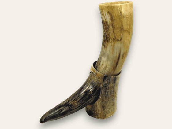 Drinking Horn On Stand - Rough - 1 Pint Drinking Horn On Stand - Rough - 1 Pint