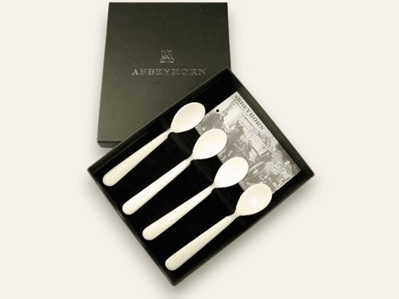 Egg Spoon - Bone - Box of Four Egg Spoon - Bone - Box of Four