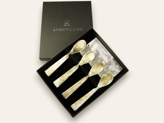 Egg Spoon - Square End - Box of Four
