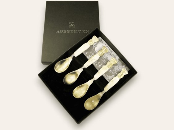 Egg Spoon - Thistle End - Box of Four