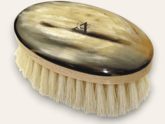 Horn & Pig Bristle Face Brush