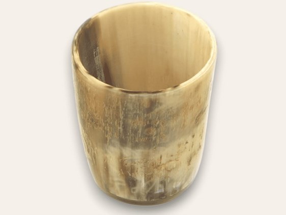 Horn Whisky Tot - Rough - 70mm Horn Whisky Tot - Rough - 70mm