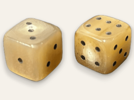 Pair of Horn Dice | DIH Pair of Horn Dice | DIH