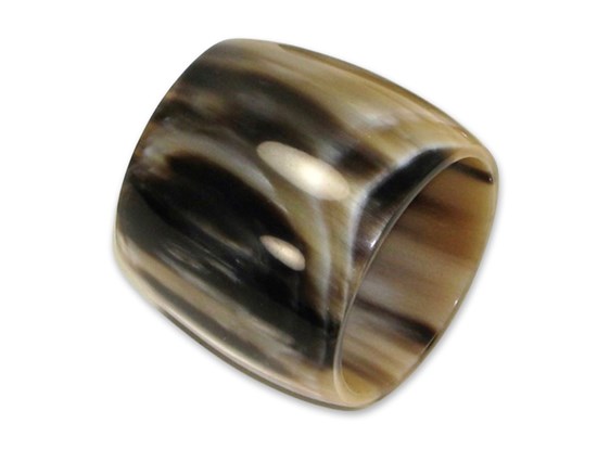 Napkin Ring - Cow Horn Napkin Ring - Cow Horn