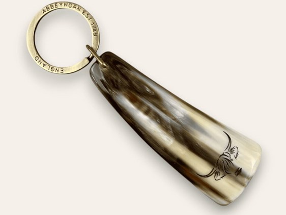 Keyring - Oxhorn - Highland Cow Head