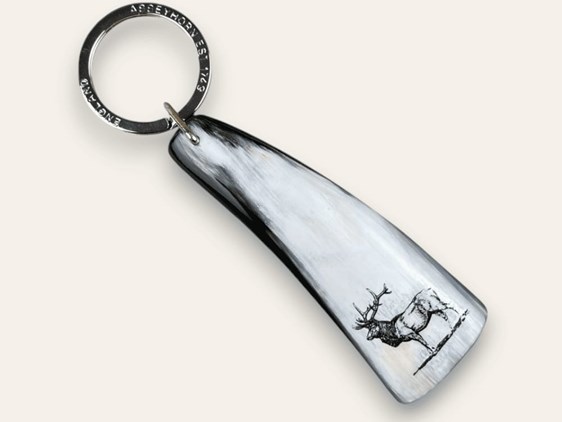 Keyring - Oxhorn - Stag
