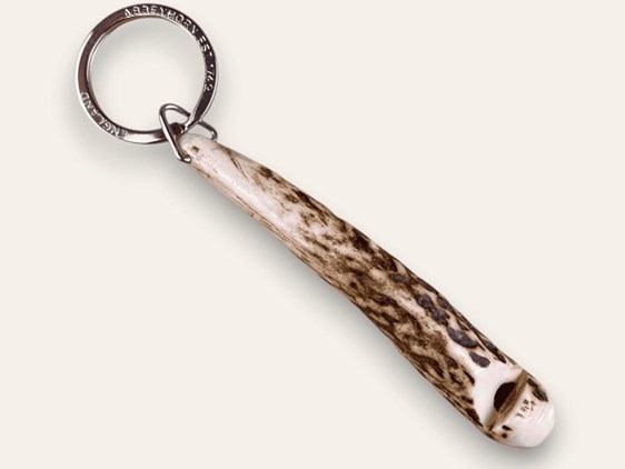 Keyring - Stag Antler - Whistle