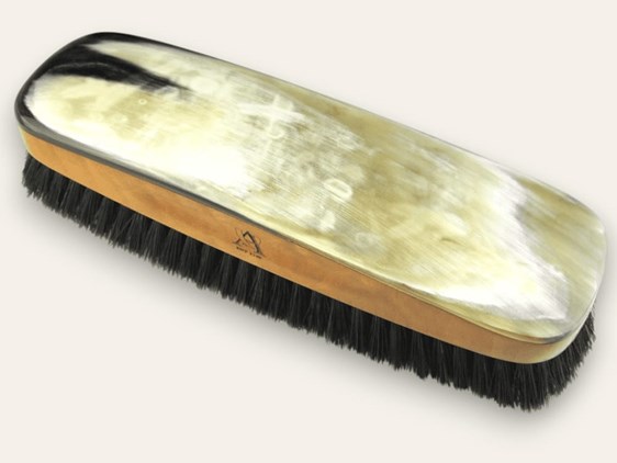 Large Cow Horn Clothes Brush