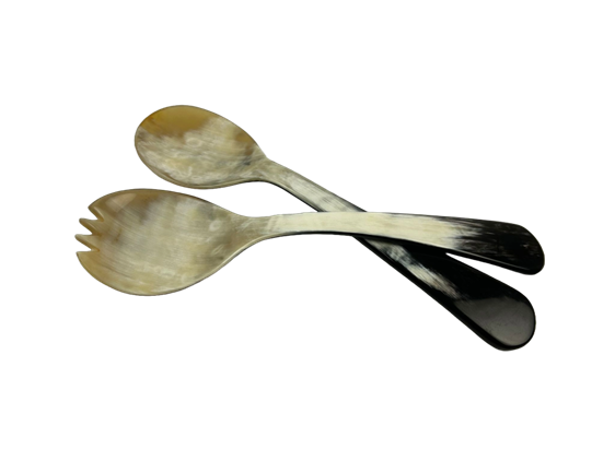 Ox Horn Salad Servers - 235mm