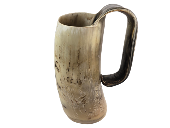 Cow Horn Soldiers Mug - Rough - 1/2 Pint Cow Horn Soldiers Mug - Rough - 1/2 Pint