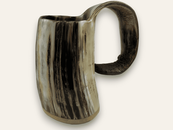 Cow Horn Soldiers Mug - Rough - Small Cow Horn Soldiers Mug - Rough - Small