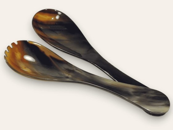 Ox Horn Salad Servers - 250mm