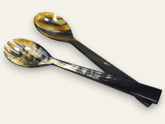 Ox Horn Salad Servers - 250mm Ox Horn Salad Servers - 250mm