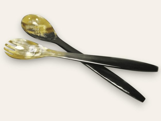 Ox Horn Salad Servers - 275mm Ox Horn Salad Servers - 275mm