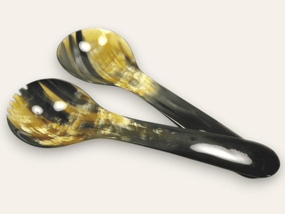 Ox Horn Salad Servers - 295mm