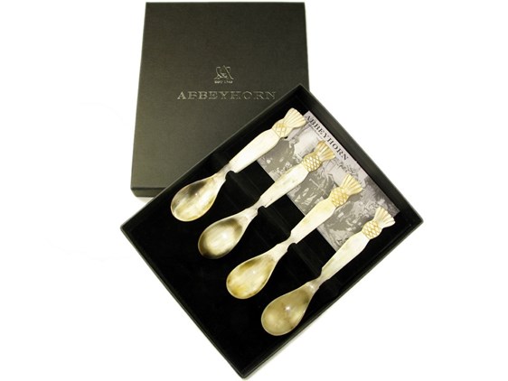Egg Spoon - Thistle End - Box of Four Egg Spoon - Thistle End - Box of Four