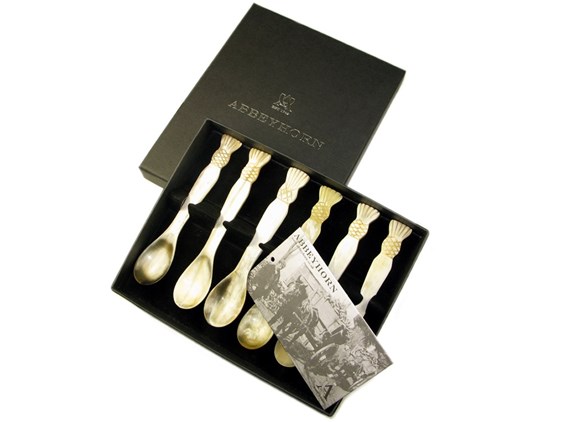 Egg Spoon - Thistle End - Box of Six