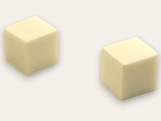 Pair of Blank Bone Dice Pair of Blank Bone Dice