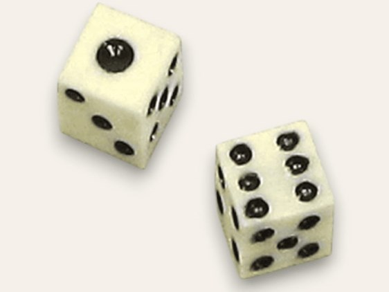 Pair of Bone Dice