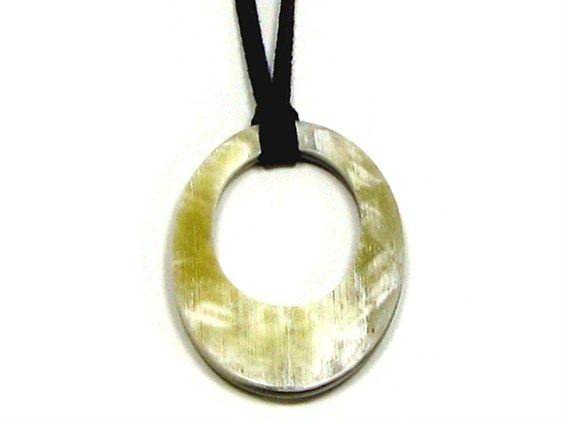 Oval Horn Pendant