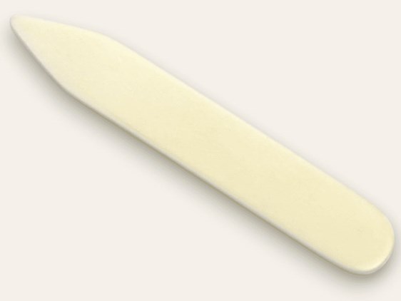 Pointed Folder 4.5" - Bone