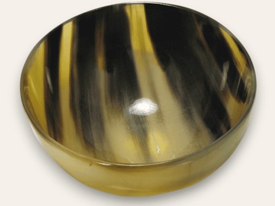 Polished Cow Horn Bowl - Small - 100mm Polished Cow Horn Bowl - Small - 100mm