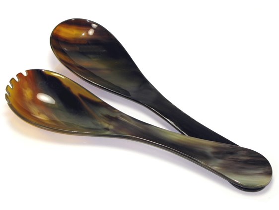 Ox Horn Salad Servers - 250mm Ox Horn Salad Servers - 250mm