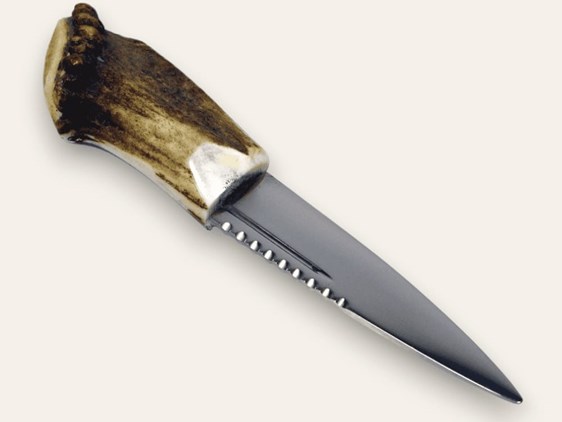 Sgian Dubh - Stag Antler Crown Handle Sgian Dubh - Stag Antler Crown Handle