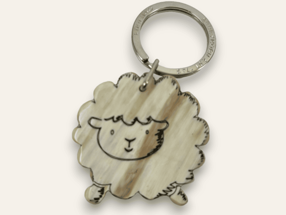 Keyring - Oxhorn - Fluffy Sheep Keyring - Oxhorn - Fluffy Sheep