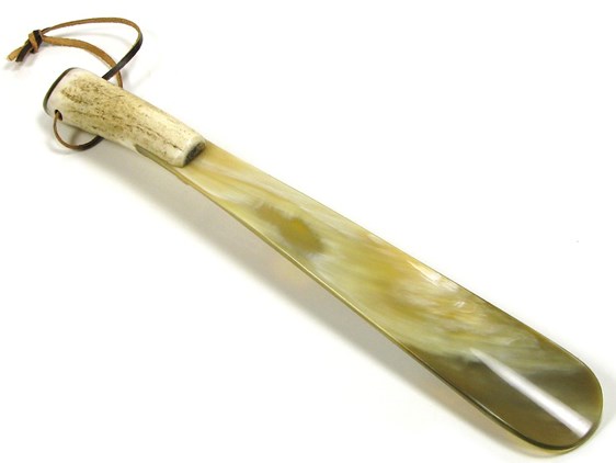 16" Stag Antler Handle Shoehorn