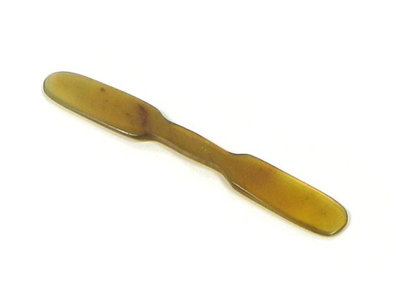 Double Ended Cow Horn Spatula | Paddle ended horn spatula