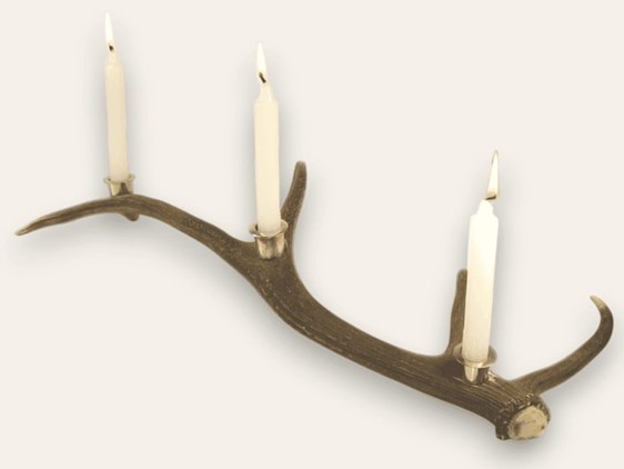 Stag Antler Candle Holder