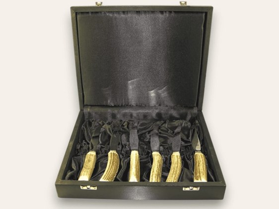 Steak Knives - Stag Antler - Set of Six