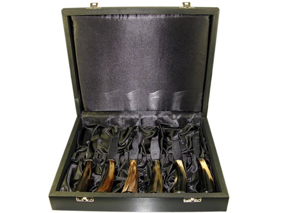 Steak Knives - Oxhorn - Set of Six Steak Knives - Oxhorn - Set of Six
