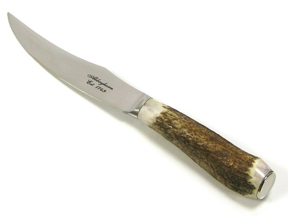 Steak Knife - Stag Antler Steak Knife - Stag Antler