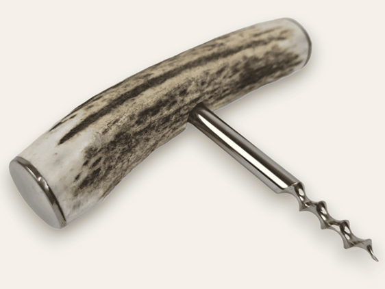 Cork Screw - Stag Antler - Steel Capped Cork Screw - Stag Antler - Steel Capped