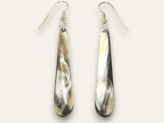 Tear Drop Horn Earrings Tear Drop Horn Earrings