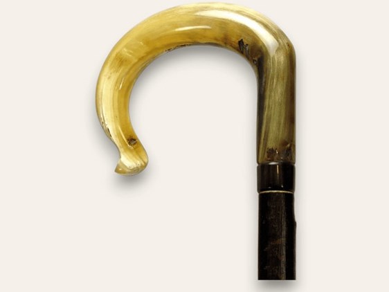 Traditional Crook Ramshorn Walking Stick Traditional Crook Ramshorn Walking Stick