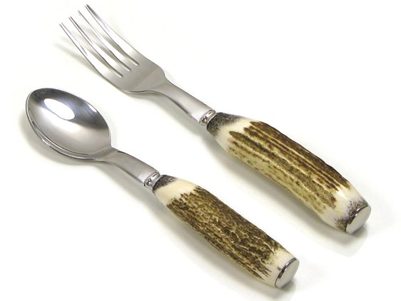 Children's First Cutlery Set - Stag Antler Children's First Cutlery Set - Stag Antler