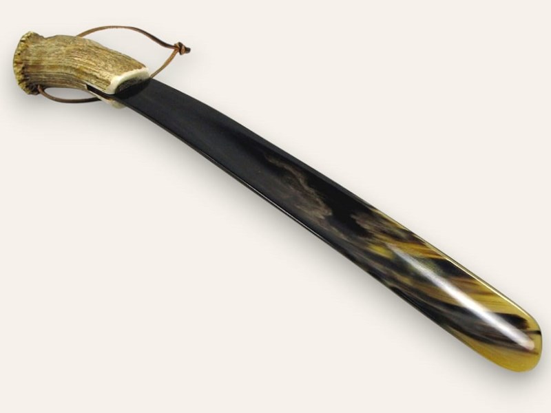 16" Stag Antler Crown Handle Shoehorn 16" Stag Antler Crown Handle Shoehorn