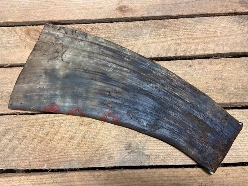 Flat Horn Plate - Double Thickness - Raw Flat Horn Plate - Double Thickness - Raw