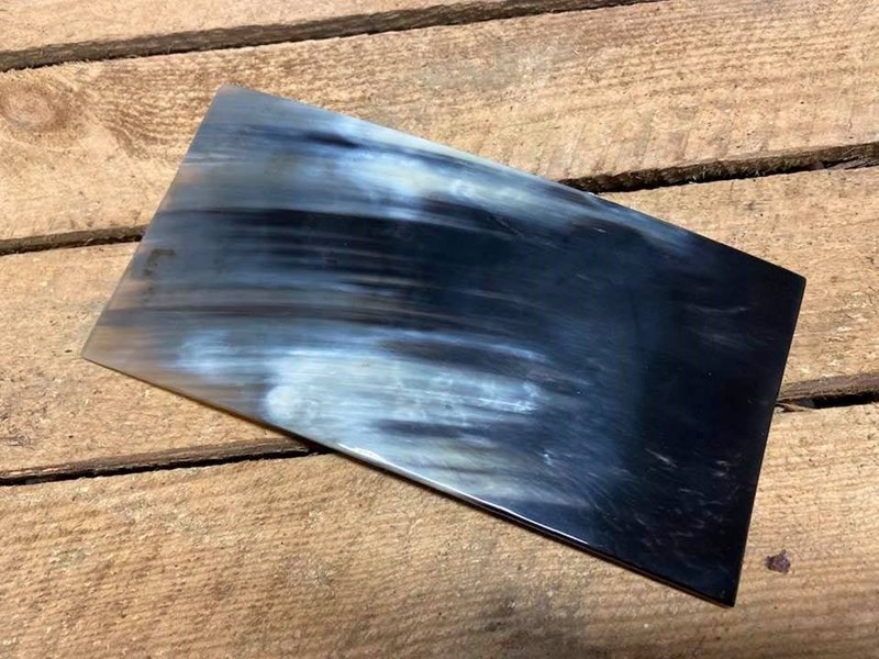 Flat Horn Plate - Single Thickness - Sanded Flat Horn Plate - Single Thickness - Sanded